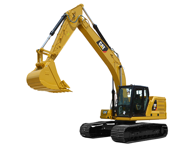 รถขุดไฮรดรอลิค caterpillar